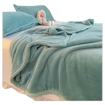 Summer flannel coral fleece blanket for bed office single nap small blanket sofa cover blanket air-conditioning quilt