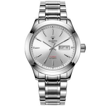 Old shanghai diamond brand watch retro watch genuine belt nostalgic national watch 152 genuine simple men's mechanical watch