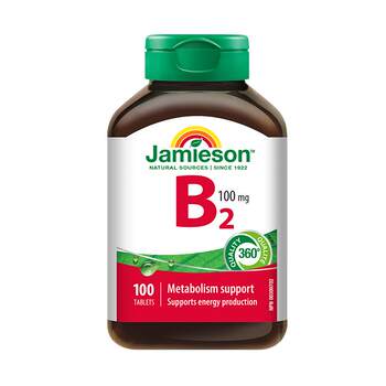 ວິຕາມິນ b complex b2 ເນື້ອໃນສູງ 100mg ປັບປຸງ metabolism