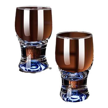 Light luxury high-end crystal glass one or two white wine glasses wine divider set wine set home restaurant creative small wine cup