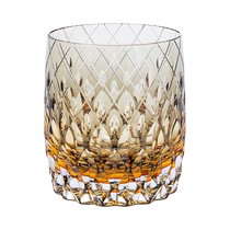 (Self-operated) KAGAMI Edo Kiriko Enray Rock Cup Colored Crystal Cup Whiskey Wine Cup Handmade