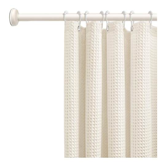 高档浴室防水浴帘卫生间淋浴窗帘干湿分离隔断遮挡速干防霉免打孔