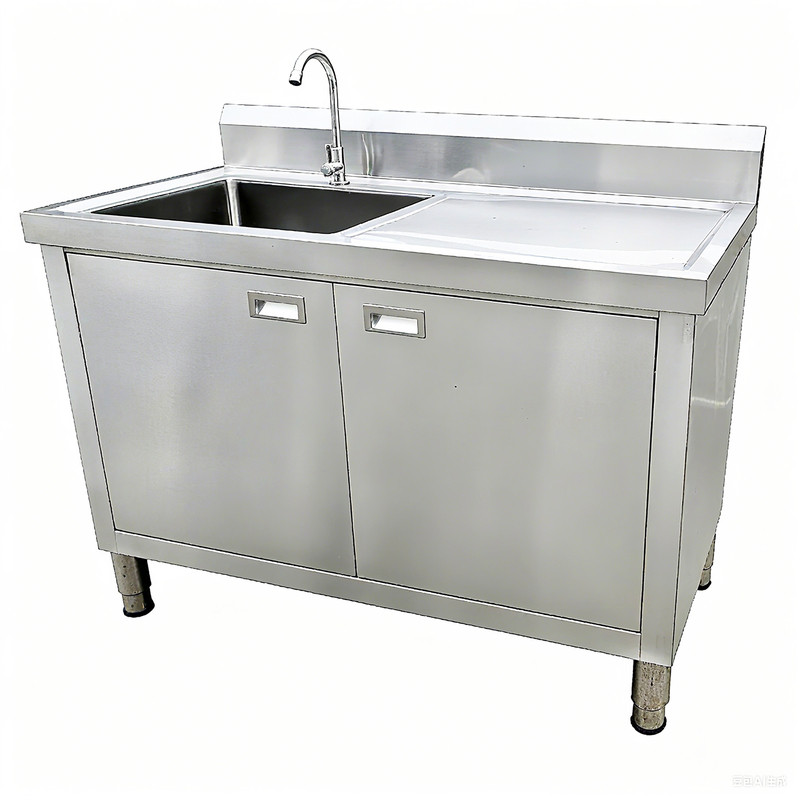 Officially recommended 304 stainless steel extra thick sink cabinet
