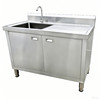 Officially recommended 304 stainless steel extra thick sink cabinet