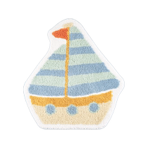 (Self-operated) Super Soft Machine Washable Rocket Sailing Carpet Childrens Room Carpet Study Table Bedroom Cute Ins Bedside Blanket