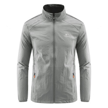 Scarecrow summer men's ice silk ເຄື່ອງນຸ່ງປ້ອງກັນແສງແດດທີ່ມີນ້ໍາຫນັກເບົາ