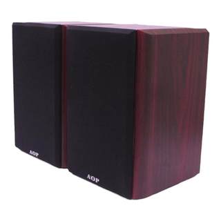 新人立减5.25寸桌面无源监听书架壁挂环绕高保真发烧hifi木质音箱