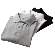 High-end polo shirts custom-made cotton lapel short-sleeved corporate work clothes t-shirts custom t-shirts with logo printing and custom embroidery