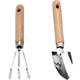 Two-piece set of potted vegetable gardening tools for children with shovel and spoon