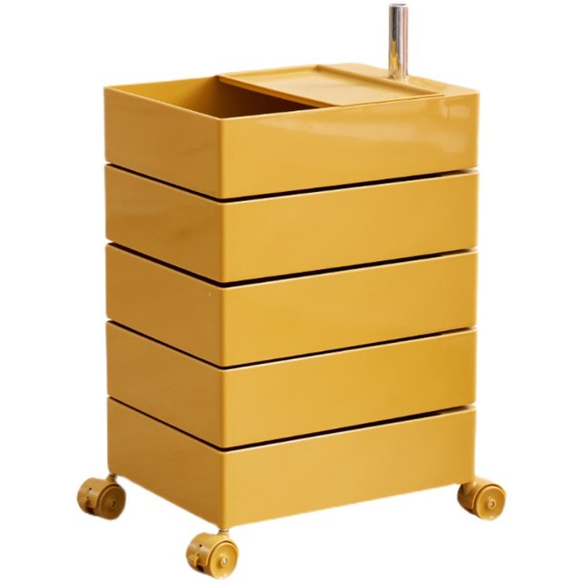 Storage cabinet bedside cabinet storage cabinet moving and rotation