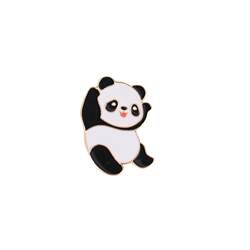 ແບບຈີນງາມ panda ໂລຫະ badge ເຄື່ອງນຸ່ງຫົ່ມ pin bag buckle pin ຄົນອັບເດດ: ແຫ່ງຊາດນັກສຶກສາການເດີນທາງ medal ຂອງທີ່ລະນຶກ