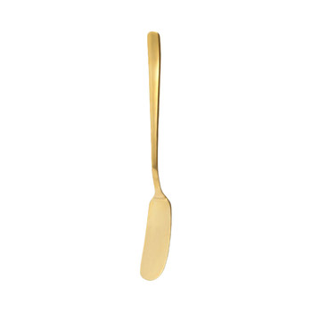 Stainless steel butter knife mirror polished rounded edges