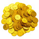 A variety of simulated pirate gold coins are available
