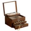 Jewelry box earrings necklace ring retro light luxury