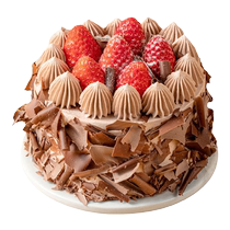 (Happy Cake) Forest Little Red Riding Hood Birthday Cake Afternoon Tea Animal Cream City Black Cherry Strawberry