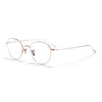 MASUNAGA Zengyong frame round frame titanium alloy thin frame men and women can be equipped with myopia lens glasses frame 396BT