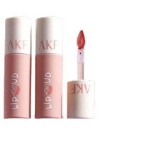 akf lip mud lipstick with red lip glazed M07 small crowdbrand affordable students foggy face matt M08M01M20 color afk