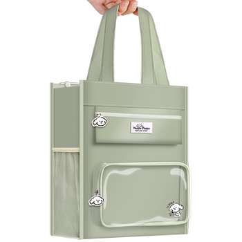 Tutorial bags, carry books, elementary school students, bag texts with boys
