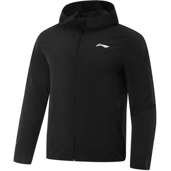 Li ning sports windbreaker 2025 ຊຸດແລ່ນໃໝ່ຂອງຜູ້ຊາຍເສື້ອກັນໜາວສະທ້ອນນ້ຳກ້ອນທີ່ສະດວກສະບາຍ afdv249