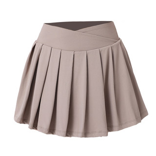 Pantalones de yoga antiexposición plisados de secado rápido de verano de cintura alta