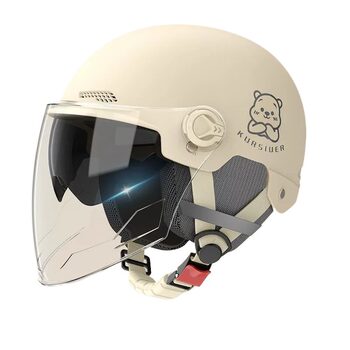 New national standard 3c certified electric motorcycle helmet for men and women electric car anti-double mirror summer four-season universal safety helmet