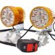 ແສງສະຫວ່າງລົດໄຟຟ້າ Super bright led headlight spotlight 12V48V60V72V ລົດຈັກ bulb ແສງສະຫວ່າງພາຍນອກສາມລໍ້