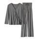Gemeizi bamboo fiber home confinement suit pregnant women Tianzhu pajamas postpartum lactation spring and summer suit prenatal women thin style