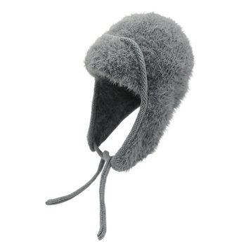 Autumn and winter plush warm ear protection lei feng hat for women