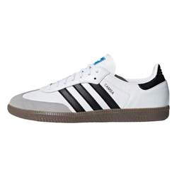 Cs Adidas Samba OG ສີດໍາແລະສີຂາວເກີບ sneakers Retro ຄລາສສິກ Dexun Samba B75806