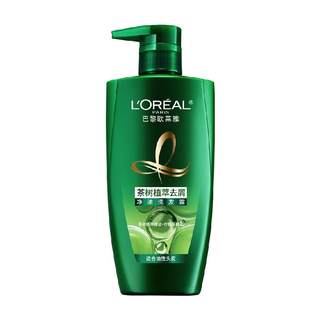 L'oreal tea tree shampoo anti-dandruff oil control plant extract