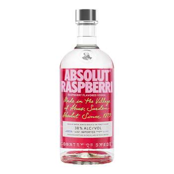 Absolut vodka raspberry flavor 700ml