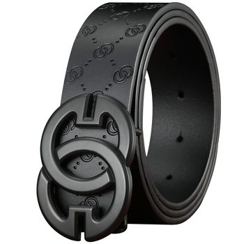 Young people's casual luxury genuine leather embossed