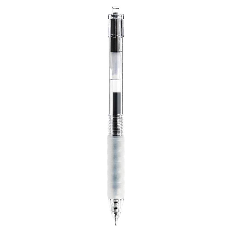 Press gel pen press pen st tip ballpoint pen quick-drying and smooth student-specific water pen brush question pen carbon pen refill black 0.5 push-type cloud handshake soft-grip pen red pen homework artifact