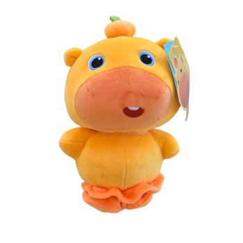 ຊຸດທີ່ໂດດເດັ່ນ capybara lulu ນົມມັງກອນທີ່ແທ້ຈິງ duo ai car tail pendant removable buckle base magnetic suction car doll exterior
