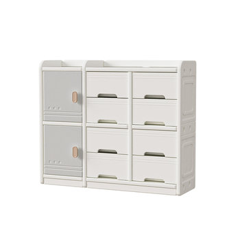 Simai'ao children's multi-level storage box wardrobe integrated