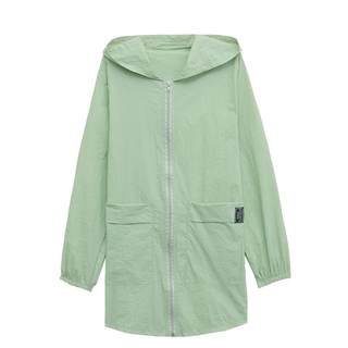 Loose summer large size mid-length sun protection jacket