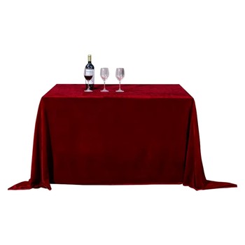 Golden velvet exhibition tablecloth sets red street stall Golden velvet exhibition tablecloth sets red street stall