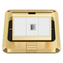 Category 6 network ground socket five-hole plus network with network cable interface module ground plug with network ground panel