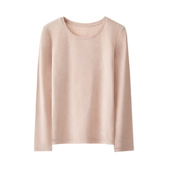 Red bean velvet marshmallow women's autumn coat color spun brushed base layer