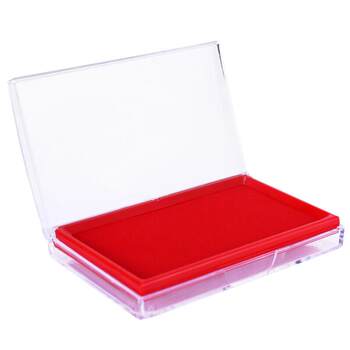 Deli quick-drying fingerprint atomic square supplies ink pad