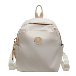 Casual Backpack for Women 2026 New Fashion Trendy Solid Color Large Capacity School Bag College Student Travel Lightweight Backpack