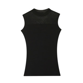 Sexy mesh slim fit sleeveless tank top