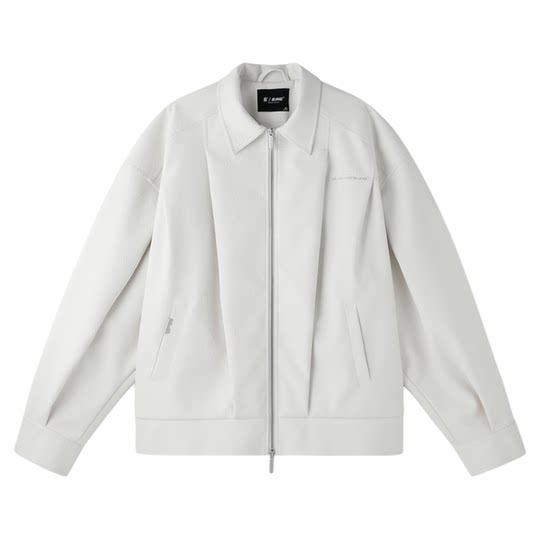 林秋楠同款BJHG不计后果鳄鱼纹PU皮夹克外套男复古粉色皮衣外套女