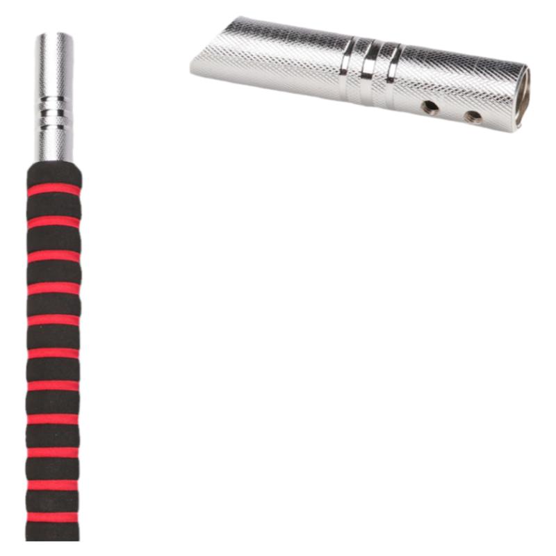 Dumbbell bar accessories connector extension 60cm rubber coated