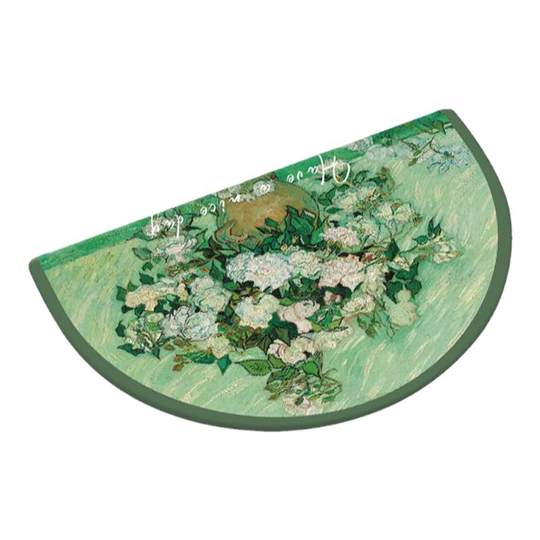 Van Gogh oil painting diatom mud household toilet quick-drying floor mat