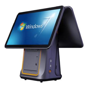 Dual-screen cash register all-in-one machine