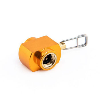 Flat gas tank inner wire joint with control valve switch