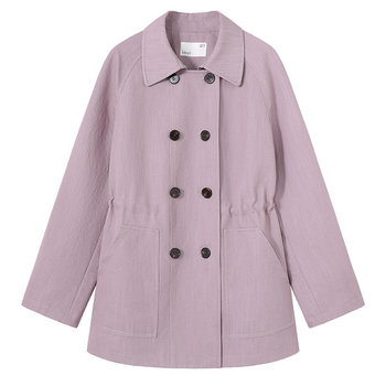 Yibai fashion versatile waist slimming jacket windbreaker ສໍາລັບແມ່ຍິງ