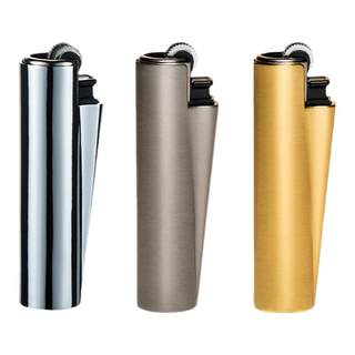 Various styles of gas lighters with replaceable grinding wheels