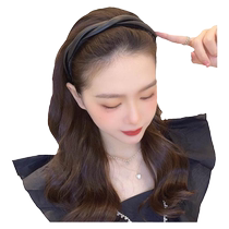 Hair Hoop Eight Characters Liu Hai Pure Color Summer Brief Pressure Hair South Korea Superior Sense Head Hoop Retro-Style Anti-Slip Card